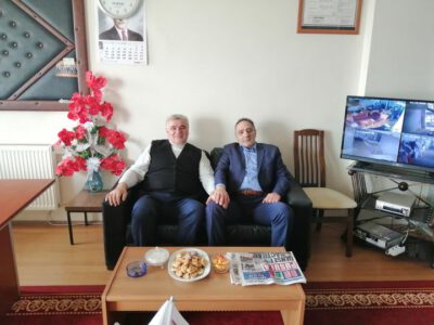 Erzurum’un değerli gazetecisi Cem ATMACA’nın odamızı ziyareti